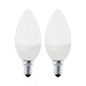 Set becuri EGLO 10793 - LED E14 2X4W 320lm 4000K D37mm - Lumina neutra