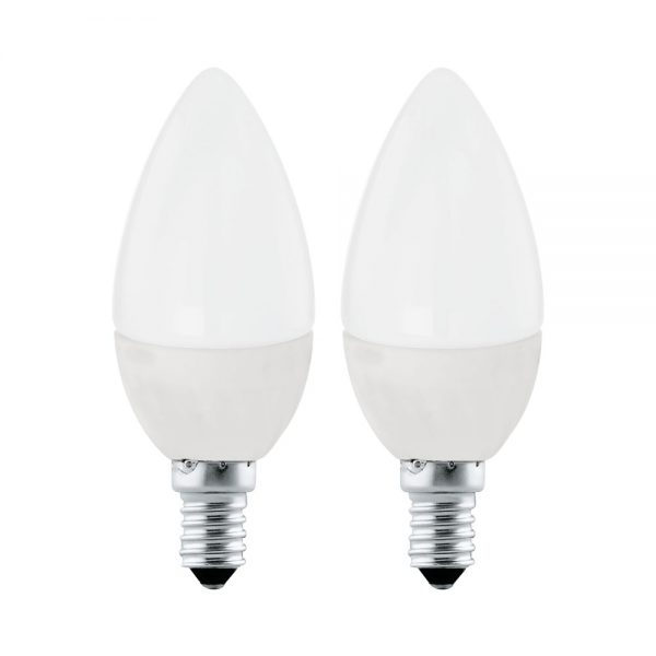 Set becuri EGLO 10793 - LED E14 2X4W 320lm 4000K D37mm - Lumina neutra