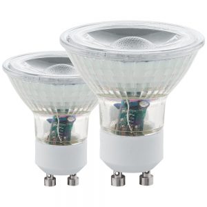 Set becuri EGLO 11475 - LED GU10 2X3.3W 240lm 3000K D50mm - Lumina calda