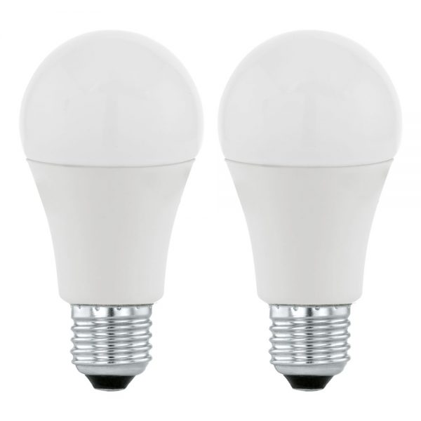 Set becuri EGLO 11484 - LED E27 2X12W 1055lm 3000K D60mm - Lumina calda