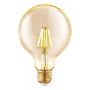 Bec EGLO 11522 - LED E27 4W 330lm 2200K D95mm - Lumina calda - Chihlimbar