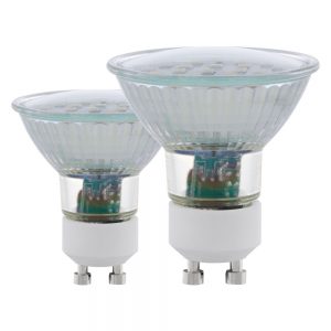 Set becuri EGLO 11537 - LED GU10 2X5W 400lm 3000K D50mm - Lumina calda