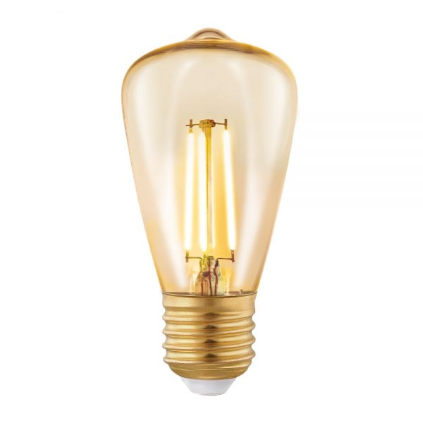 Bec EGLO 11553 - LED E27 3.5W 220lm 2200K D48mm - Lumina calda - Chihlimbar