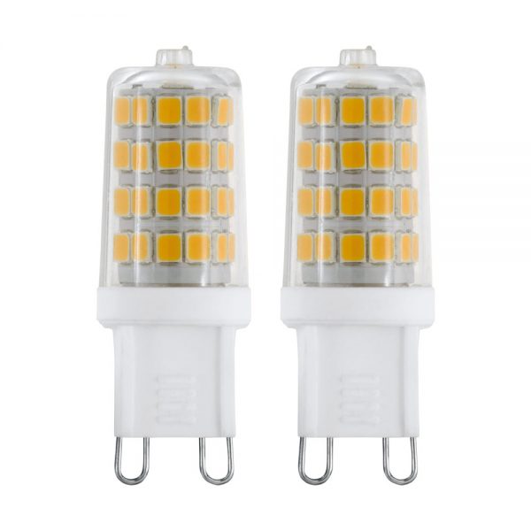 Set becuri EGLO 11674 - LED G9 2X3W 360lm 3000K D17mm - Lumina calda