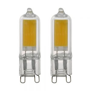 Set becuri EGLO 11676 - LED G9 2X2W 200lm 3000K D14mm - Lumina calda