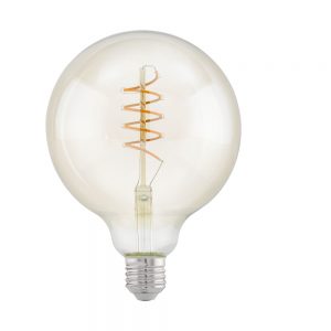 Bec EGLO 11683 - LED E27 4W 260lm 2200K D125mm - Lumina calda - Chihlimbar