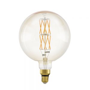 Bec dimabil EGLO 11687 - LED E27 8W 806lm 2100K D200mm - Lumina calda - Chihlimbar