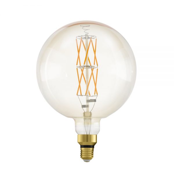 Bec dimabil EGLO 11687 - LED E27 8W 806lm 2100K D200mm - Lumina calda - Chihlimbar