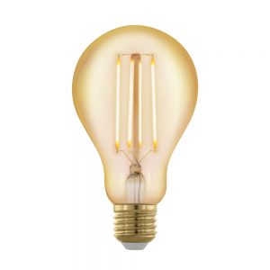 Bec dimabil EGLO 11691 - LED E27 4W 320lm 1700K D75mm - Lumina calda - Chihlimbar