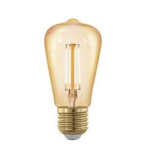 Bec dimabil EGLO 11695 - LED E27 4W 320lm 1700K D48mm - Lumina calda - Chihlimbar