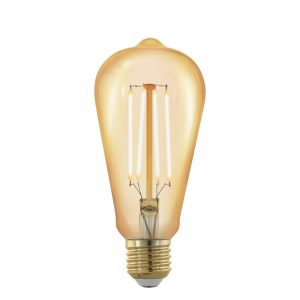 Bec dimabil EGLO 11696 - LED E27 4W 320lm 1700K D64mm - Lumina calda - Chihlimbar