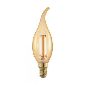 Bec dimabil EGLO 11699 - LED E14 4W 320lm 1700K D35mm - Lumina calda - Chihlimbar