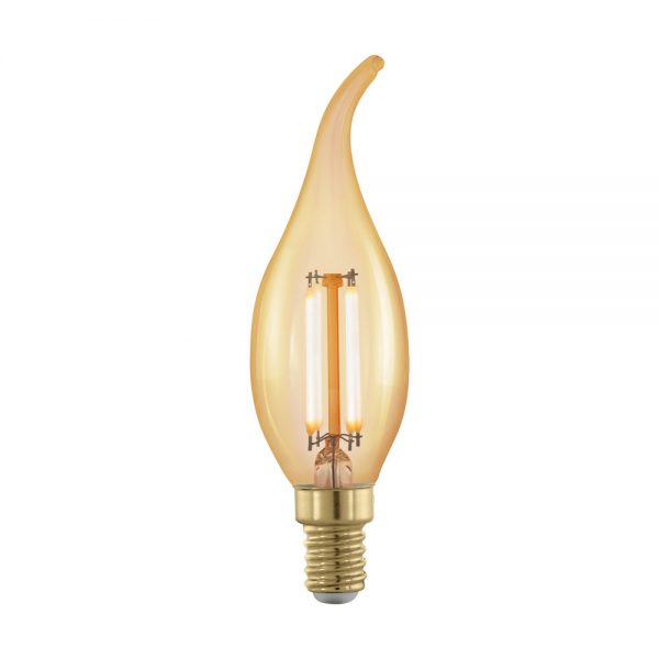 Bec dimabil EGLO 11699 - LED E14 4W 320lm 1700K D35mm - Lumina calda - Chihlimbar