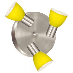 Spoturi iluminat Rondel-3 E14 Nickel-M-Lime-Glz'Prince 2 Eglo 22056