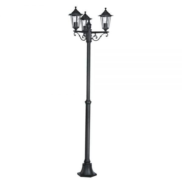 Stalp exterior EGLO LATERNA 4 22145 - E27 3X60W IP44 D550mm - Negru