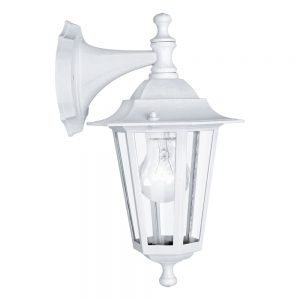 Aplica exterior EGLO LATERNA 5 22462 - E27 1X60W IP44 - Sticla - Alb