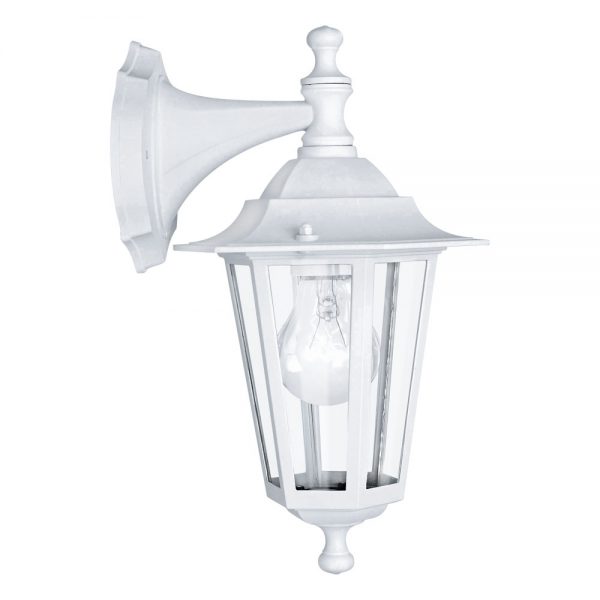 Aplica exterior EGLO LATERNA 5 22462 - E27 1X60W IP44 - Sticla - Alb