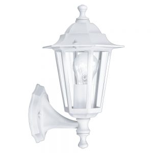 Aplica exterior EGLO LATERNA 5 22463 - E27 1X60W IP44 - Sticla - Alb