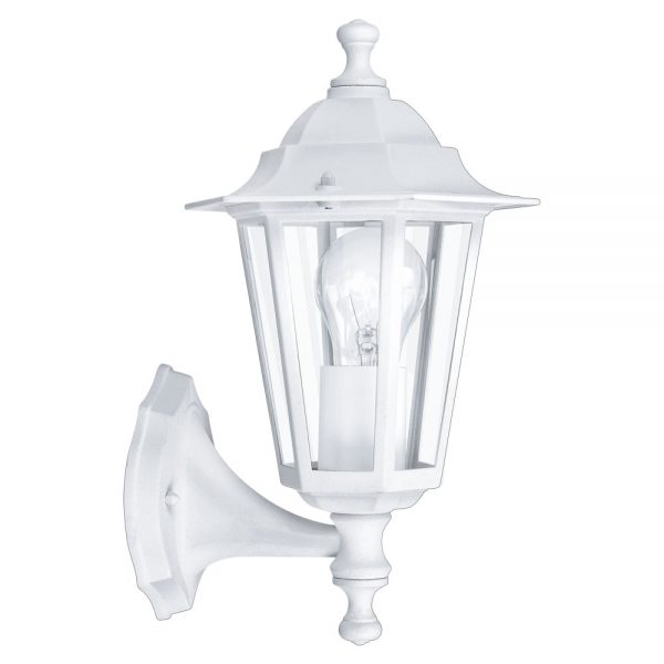 Aplica exterior EGLO LATERNA 5 22463 - E27 1X60W IP44 - Sticla - Alb