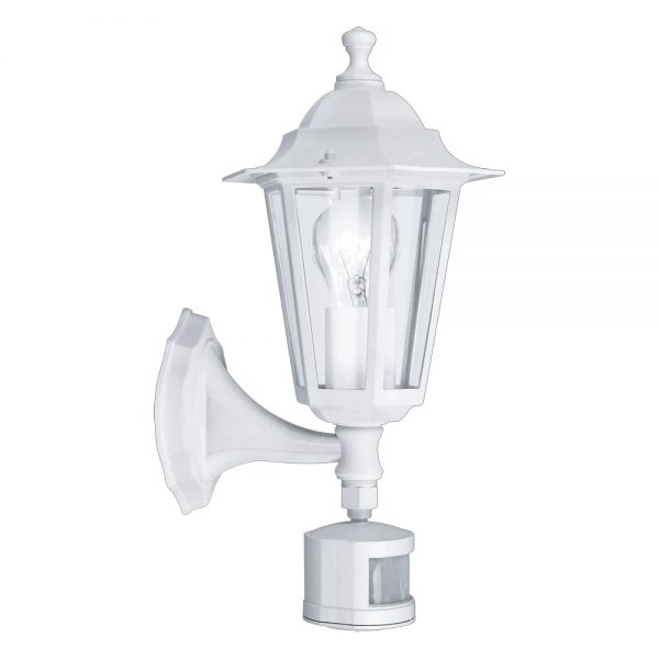 Aplica exterior EGLO LATERNA 5 22464 - E27 1X60W IP44 - Sticla - Alb