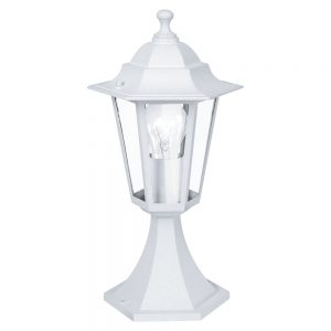 Stalp exterior EGLO LATERNA 5 22466 - E27 1X60W IP44 D195mm - Alb
