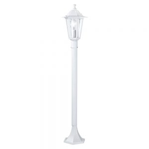 Stalp exterior EGLO LATERNA 5 22995 - E27 1X60W IP44 D195mm - Alb