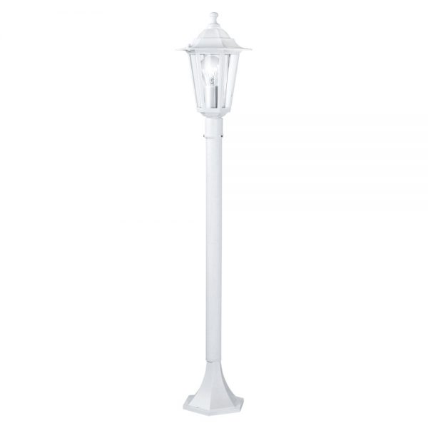 Stalp exterior EGLO LATERNA 5 22995 - E27 1X60W IP44 D195mm - Alb
