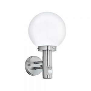 Aplica exterior EGLO NISIA 27126 - E27 1X60W IP44 - Sticla - Inox