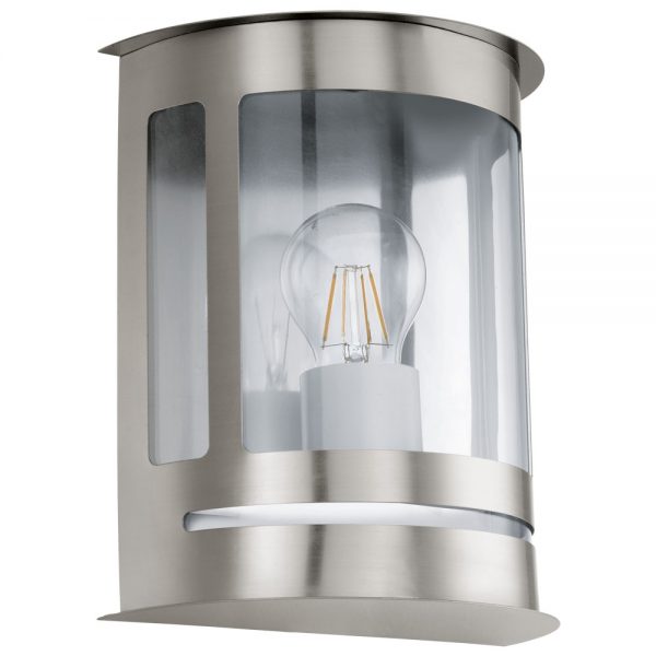 Corpuri de iluminat exterior Aplica 1 Bec E27 Inox-Clar 'Daril' Eglo 30173