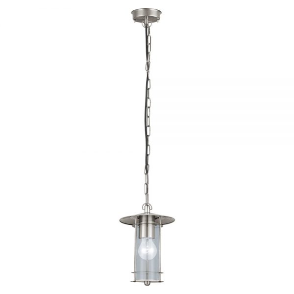 Corpuri de iluminat exterior Pendul Exterior 1 Bec E27 Inox-Clar 'Lis Eglo 30186
