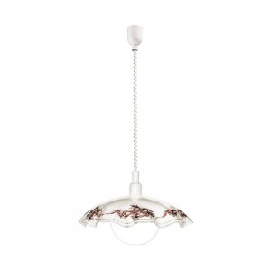 Pendul EGLO VETRO 3041 - E27 1X60W D420mm - Violet - Negru - Alb