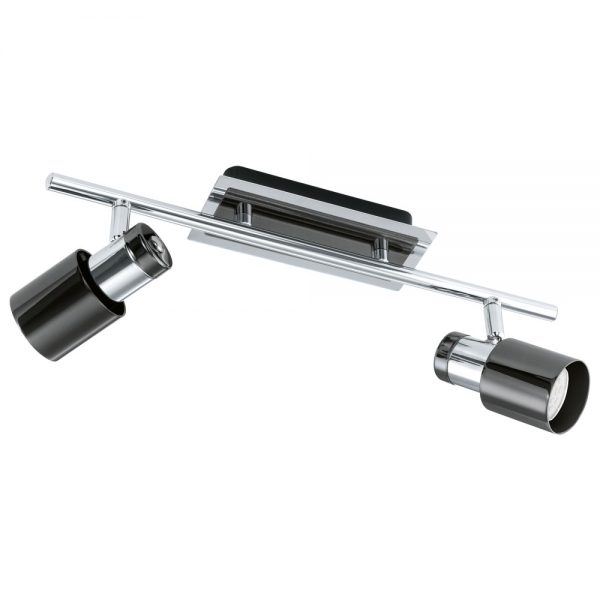 Plafoniera EGLO DAVIDA 1 30833 - GU10 2X5W - Otel - Nichel Nero