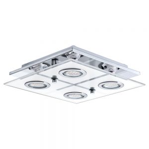 Plafoniera EGLO CABO 30931 - GU10 4X3W - Sticla satinata - Crom