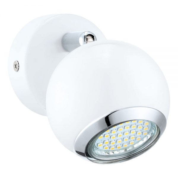 Aplica EGLO BIMEDA 31001 - GU10 1X3W 3000K D70mm - Otel - Alb - Crom