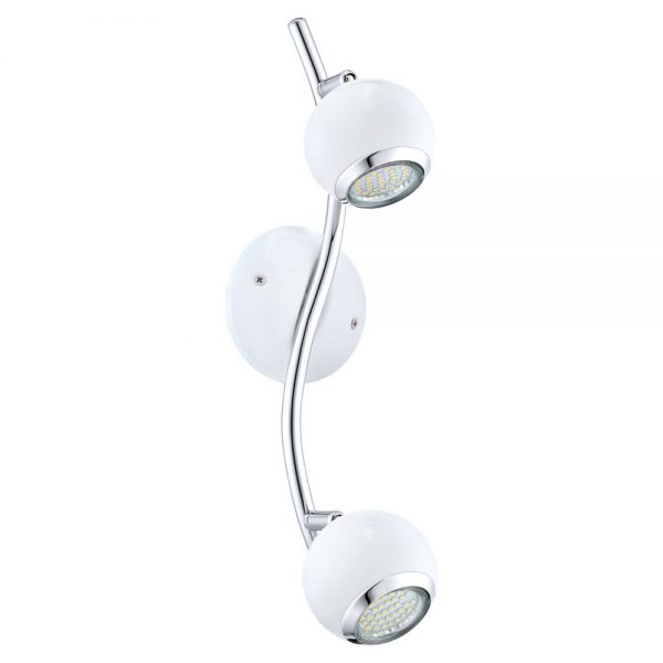 Plafoniera EGLO BIMEDA 31002 - GU10 2X3W 3000K - Otel - Crom - Alb