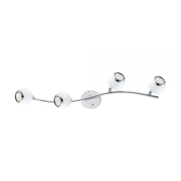 Plafoniera EGLO BIMEDA 31004 - GU10 4X3W 3000K - Otel - Crom - Alb