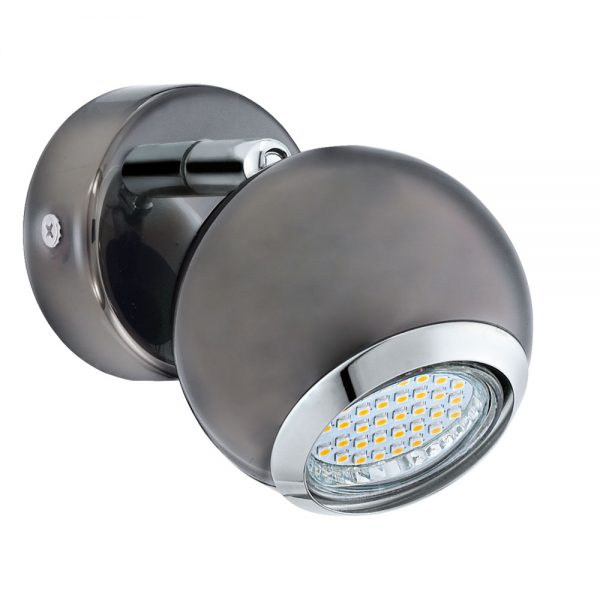 Aplica EGLO BIMEDA 31005 - GU10 1X3W 3000K D70mm - Otel - Nichel Nero - Crom