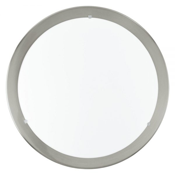 Plafoniera EGLO LED PLANET 31254 - LED 11W 950lm 3000K D290mm - Sticla satinata - Nichel Mat