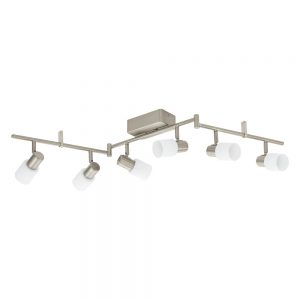 Spoturi iluminat Spot 6X5W Led Nichel Mat-Alb 'Taberno' Eglo 31393