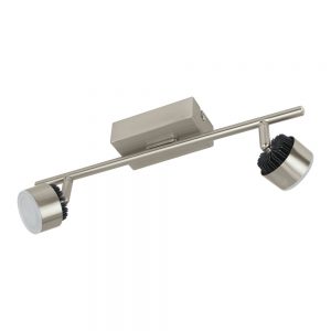 Spoturi iluminat Spot 2X6W Led Nichel Mat-Negru 'Armento Eglo 31482