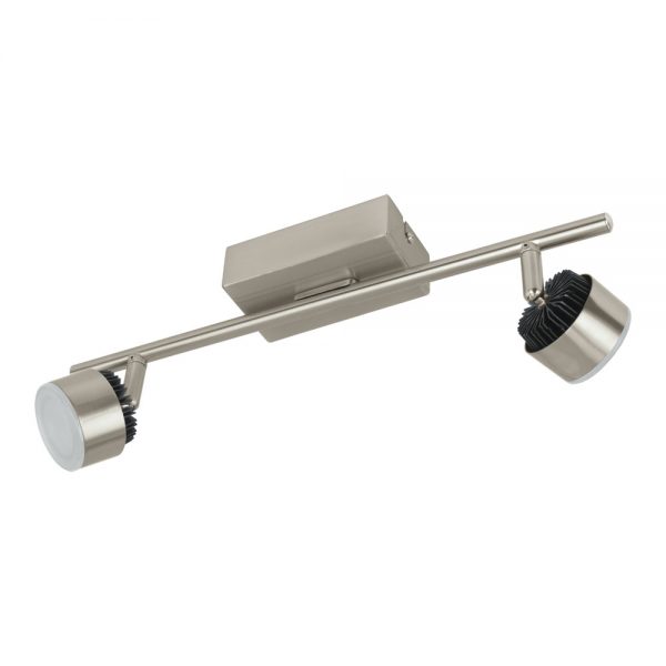 Spoturi iluminat Spot 2X6W Led Nichel Mat-Negru 'Armento Eglo 31482