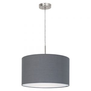 Pendul EGLO PASTERI 31573 - E27 1X60W D380mm - Gri