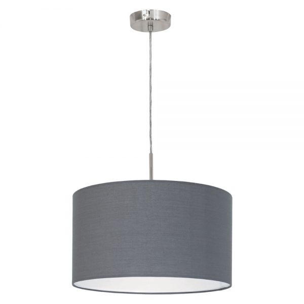 Pendul EGLO PASTERI 31573 - E27 1X60W D380mm - Gri