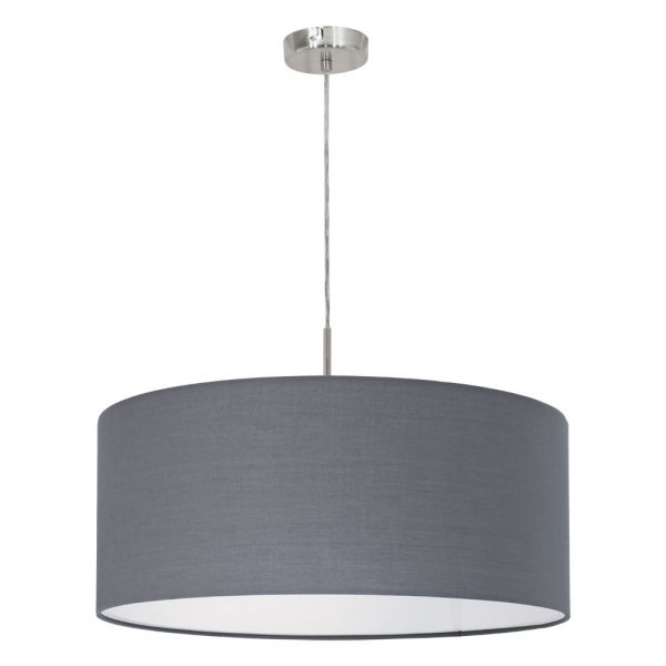 Pendul EGLO PASTERI 31577 - E27 1X60W D530mm - Gri