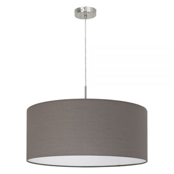 Pendul EGLO PASTERI 31578 - E27 1X60W D530mm - Maro Antracit