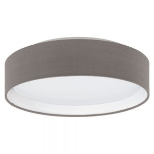 Plafoniera EGLO PASTERI 31593 - LED 11W 950lm 3000K D320mm - Textil - Maro Antracit
