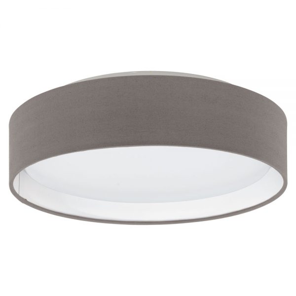 Plafoniera EGLO PASTERI 31593 - LED 11W 950lm 3000K D320mm - Textil - Maro Antracit