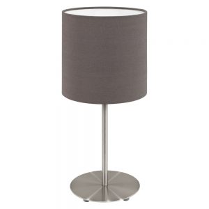 Corpuri de iluminat Veioza 1 Bec E27 Negru-Maro 'Pasteri' Eglo 31597