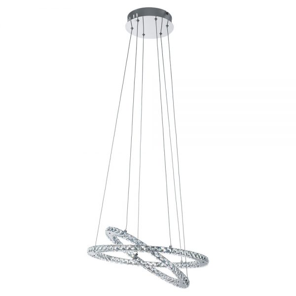 Lustra cristal EGLO VARRAZO 31667 - LED 29.6W 3500lm 4000K D550mm - Cristal - Transparent