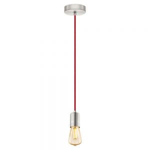 Iluminat Vintage Hl-1 E27 Nickel-Matt-Rot 'Yorth' Eglo 32523